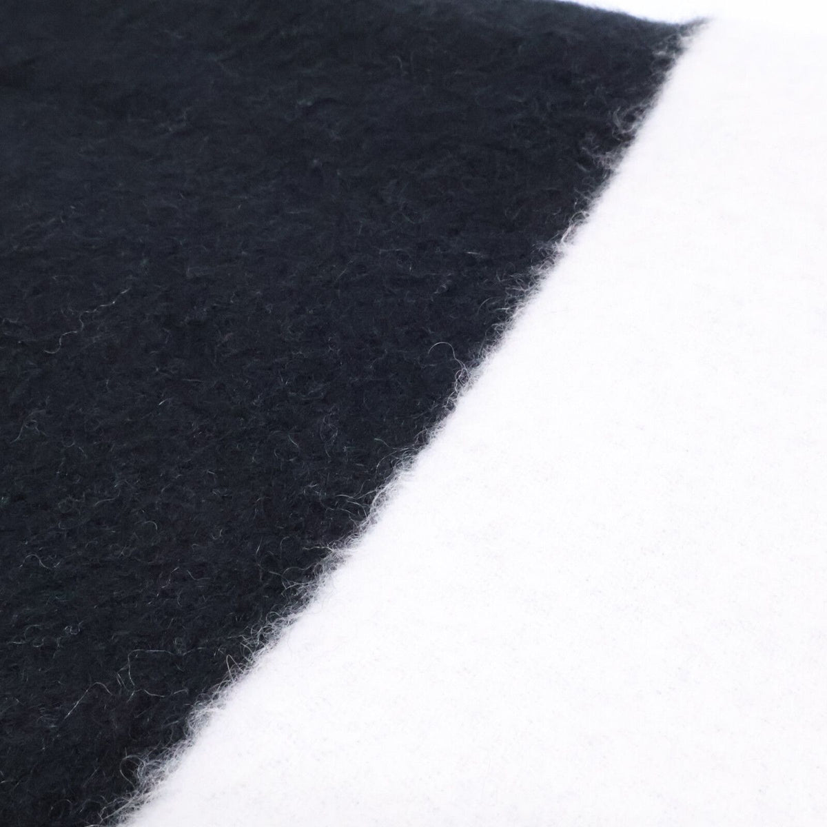 Chanel CC Logo Bicolor Cashmere Fringe Scarf — view 6