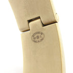 Chanel Bangle CC Logo Leather Gold Black Bracelet — view 4