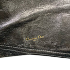 Dior Belt Saddle Black Gold Leather — view 5