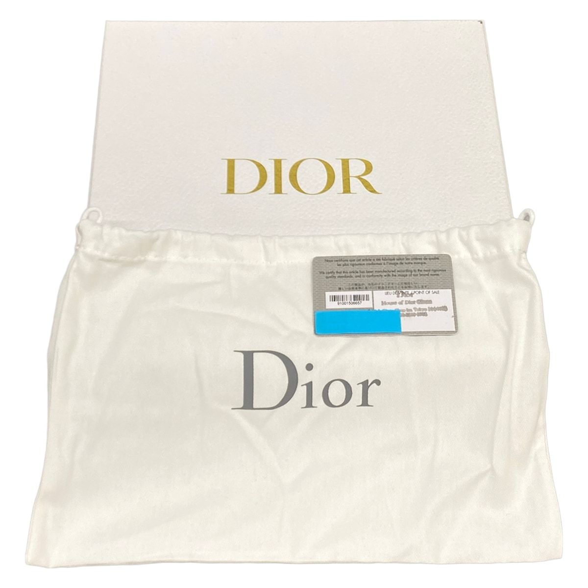 Dior Belt Saddle Black Gold Leather — view 6