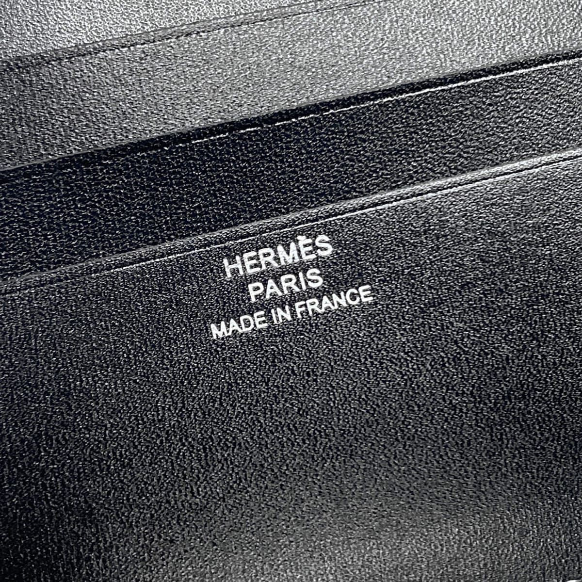 Hermes Card Case H Sellier Black — view 4