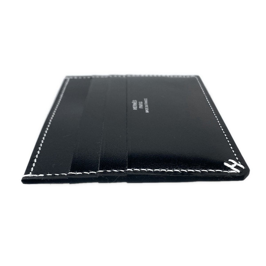 Hermes Card Case H Sellier Black — view 7