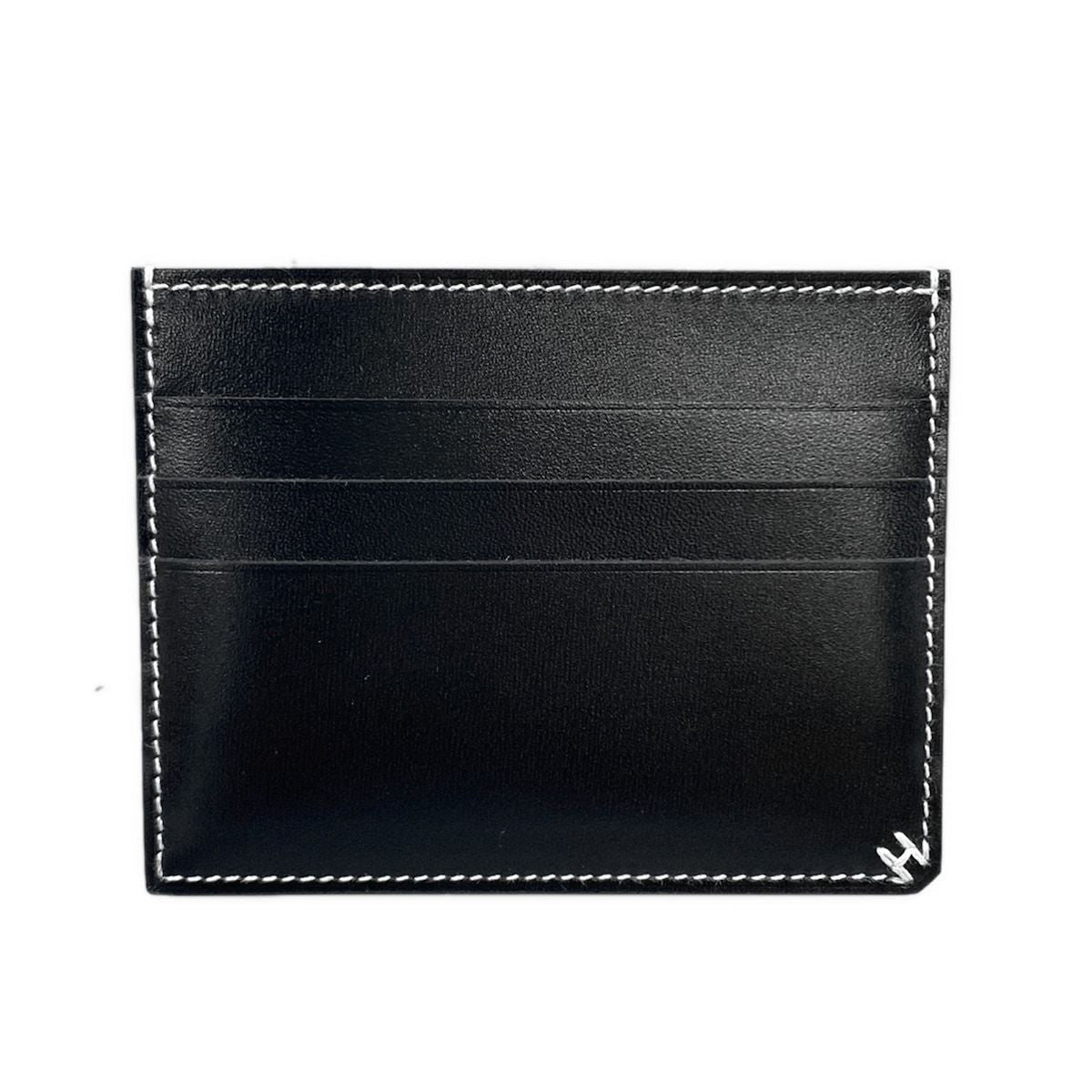 Hermes Card Case H Sellier Black — view 2