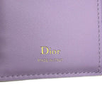 Dior Bifold Wallet Lady Dior Dahlia Cannage Lambskin White — view 7