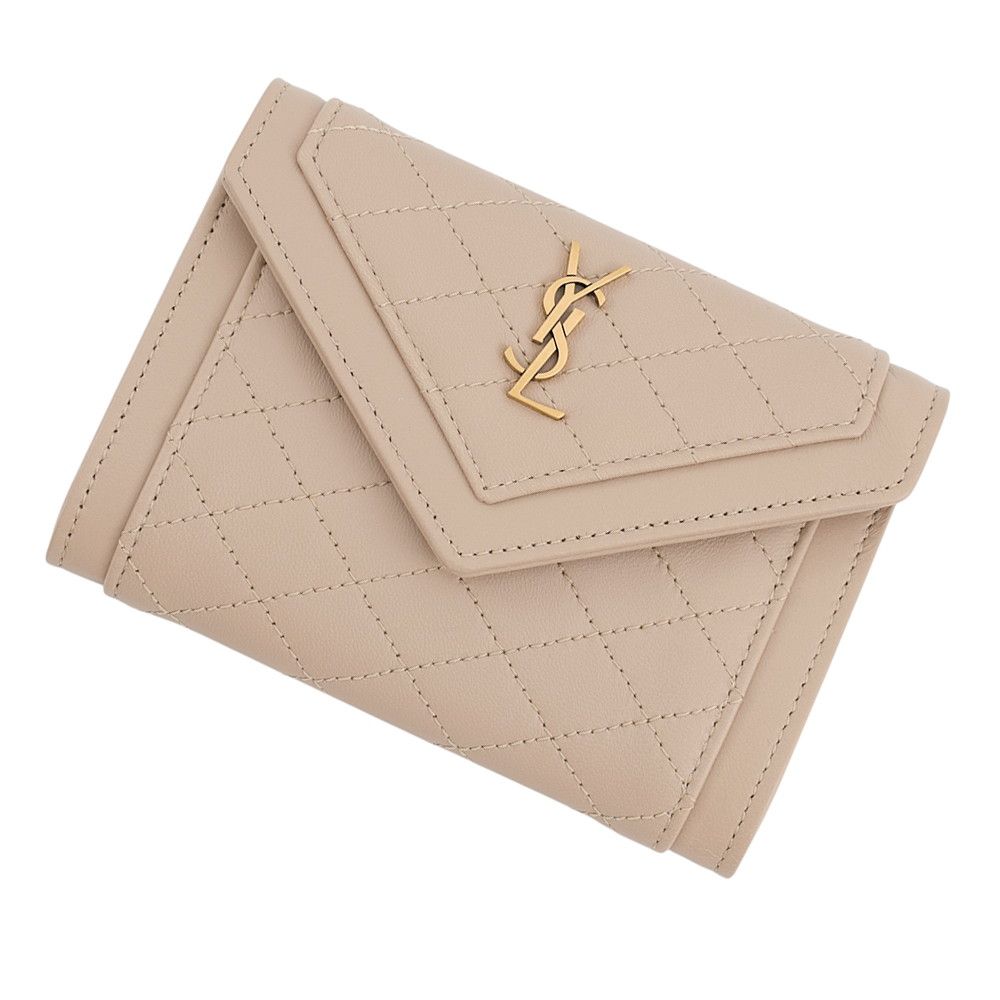Saint Laurent Paris Card Case Small Envelope Wallet Lambskin