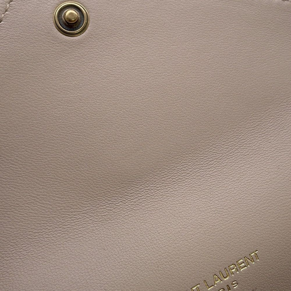 Saint Laurent Paris Card Case Small Envelope Wallet Lambskin — view 8