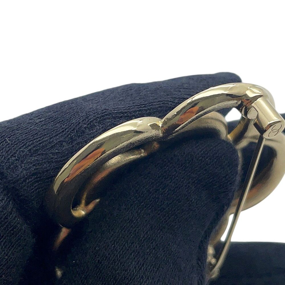 Chanel Brooch CC Logo Camellia Rhinestone Faux Pearl — view 5