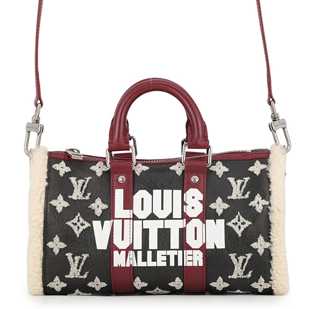 Louis Vuitton Handbag Monogram Shearling Keepall Bandouliere 25 2-Way