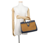 Gucci Handbag GG Marmont Bamboo Raffia Leather 2-Way — view 4