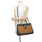 Gucci Handbag GG Marmont Bamboo Raffia Leather 2-Way — view 5
