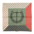 Hermes Scarf Carre 45 Portrait of Gavroche Buckle de Boucle Silk