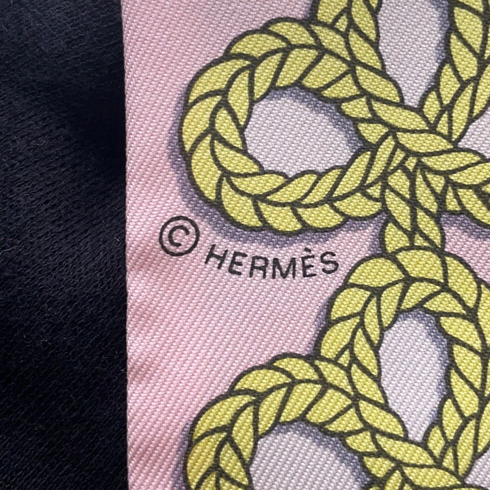 Hermes Scarf Twilly Bands and Brandenburgs Galons Et Brandebourgs Silk Twill SS — view 6
