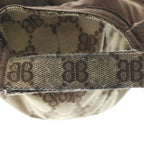 Gucci the Hacker Project Canvas Baseball Cap Hat Beige — view 5