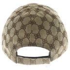 Gucci the Hacker Project Canvas Baseball Cap Hat Beige — view 2