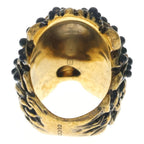 Gucci Lion Head Ring Stone Eye Gold — view 2
