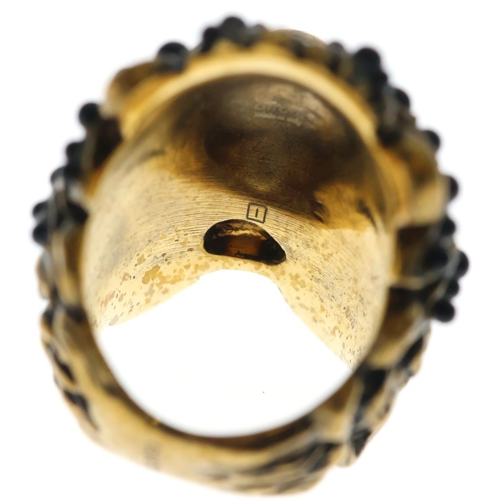 Gucci Lion Head Ring Stone Eye Gold — view 5