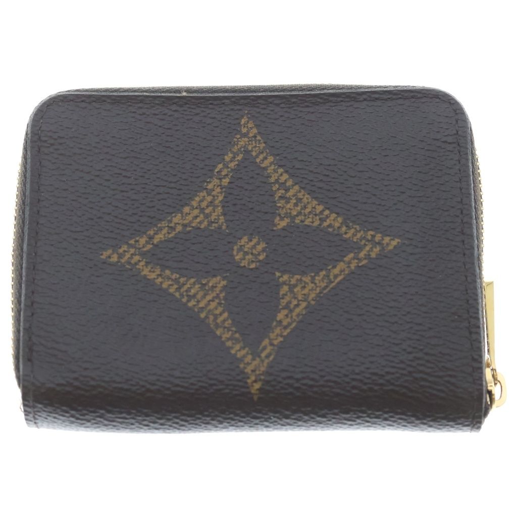 Louis Vuitton Monogram Giant Zippy Coin Purse Wallet Brown — view 2