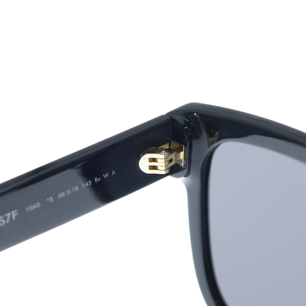 Dior Signature Logo Temple Sunglasses Black Gold Eyewear — view 4