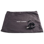 Saint Laurent Paris Thin Sac de Jour Large Gray Leather 2-Way Shoulder Bag Black — view 8