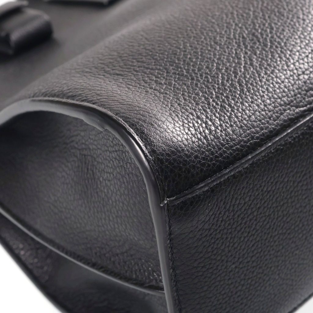 Saint Laurent Paris Thin Sac de Jour Large Gray Leather 2-Way Shoulder Bag Black — view 5