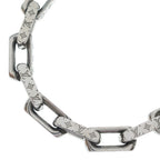 Louis Vuitton Collier Monogram Chain Necklace Silver