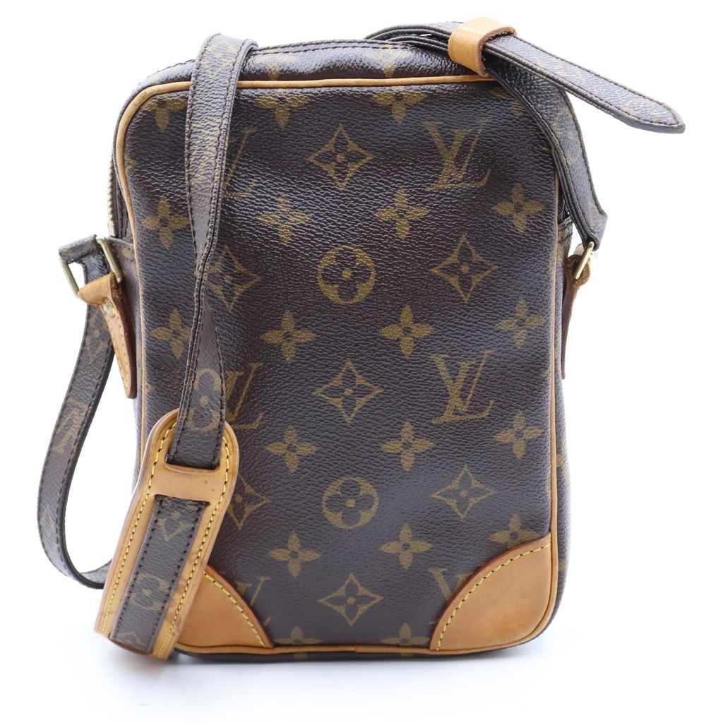 Louis Vuitton Monogram Danube Shoulder Bag Leather Brown — view 2