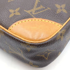 Louis Vuitton Monogram Danube Shoulder Bag Leather Brown — view 5