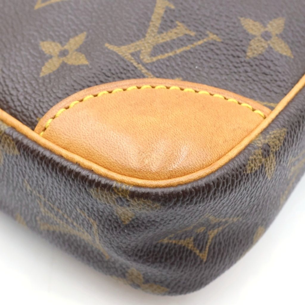 Louis Vuitton Monogram Danube Shoulder Bag Leather Brown — view 5