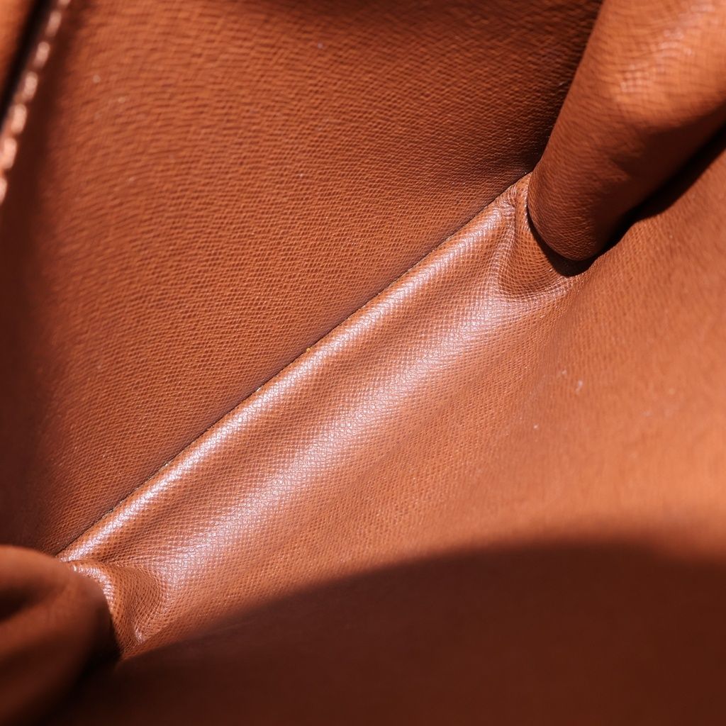 Louis Vuitton Monogram Danube Shoulder Bag Leather Brown — view 8
