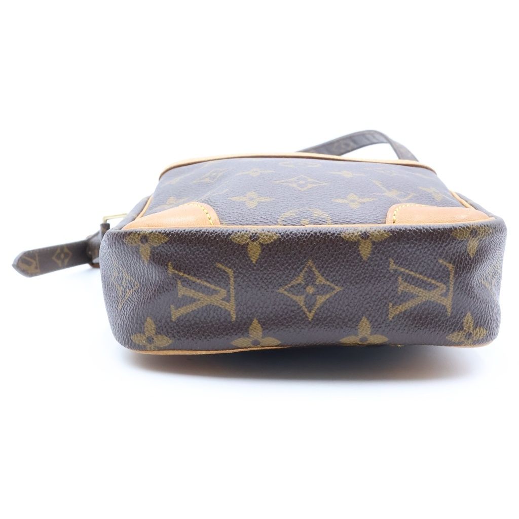 Louis Vuitton Monogram Danube Shoulder Bag Leather Brown — view 4