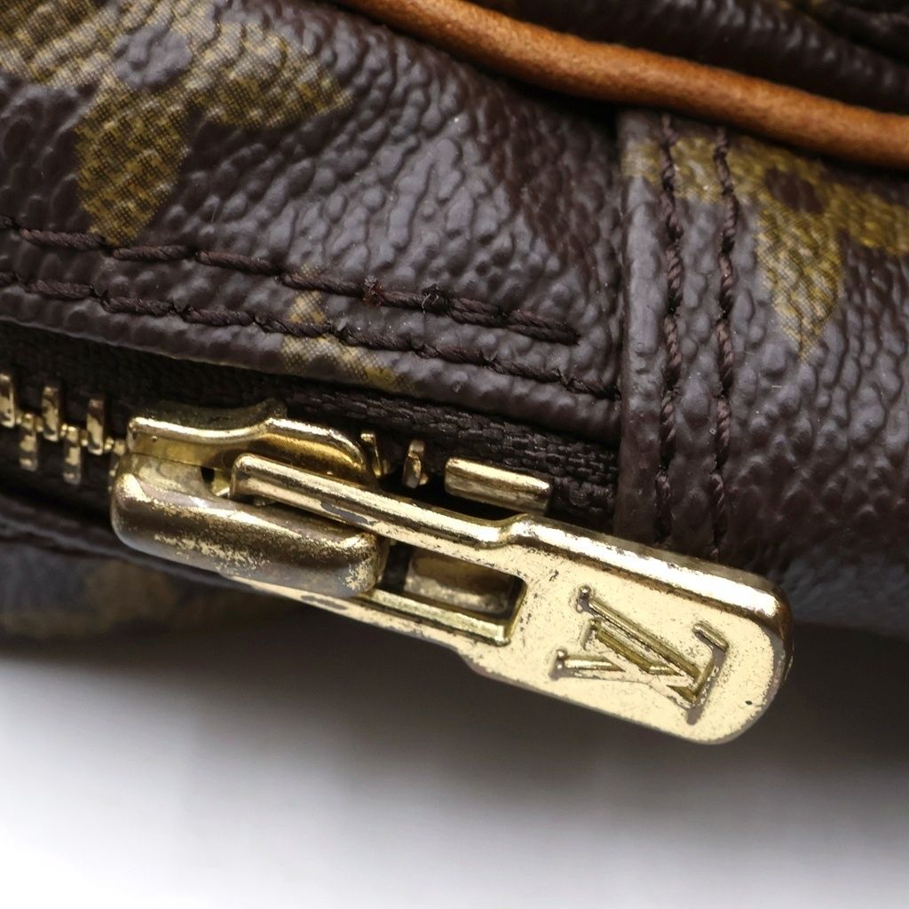 Louis Vuitton Monogram Amazon Shoulder Bag Leather Brown — view 7