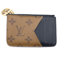 Louis Vuitton Card Case Romy Coin Purse Monogram Reverse Leather