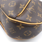 Louis Vuitton Monogram Thames GM Bag Brown Leather Gold — view 5