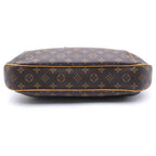Louis Vuitton Monogram Thames GM Bag Brown Leather Gold — view 4