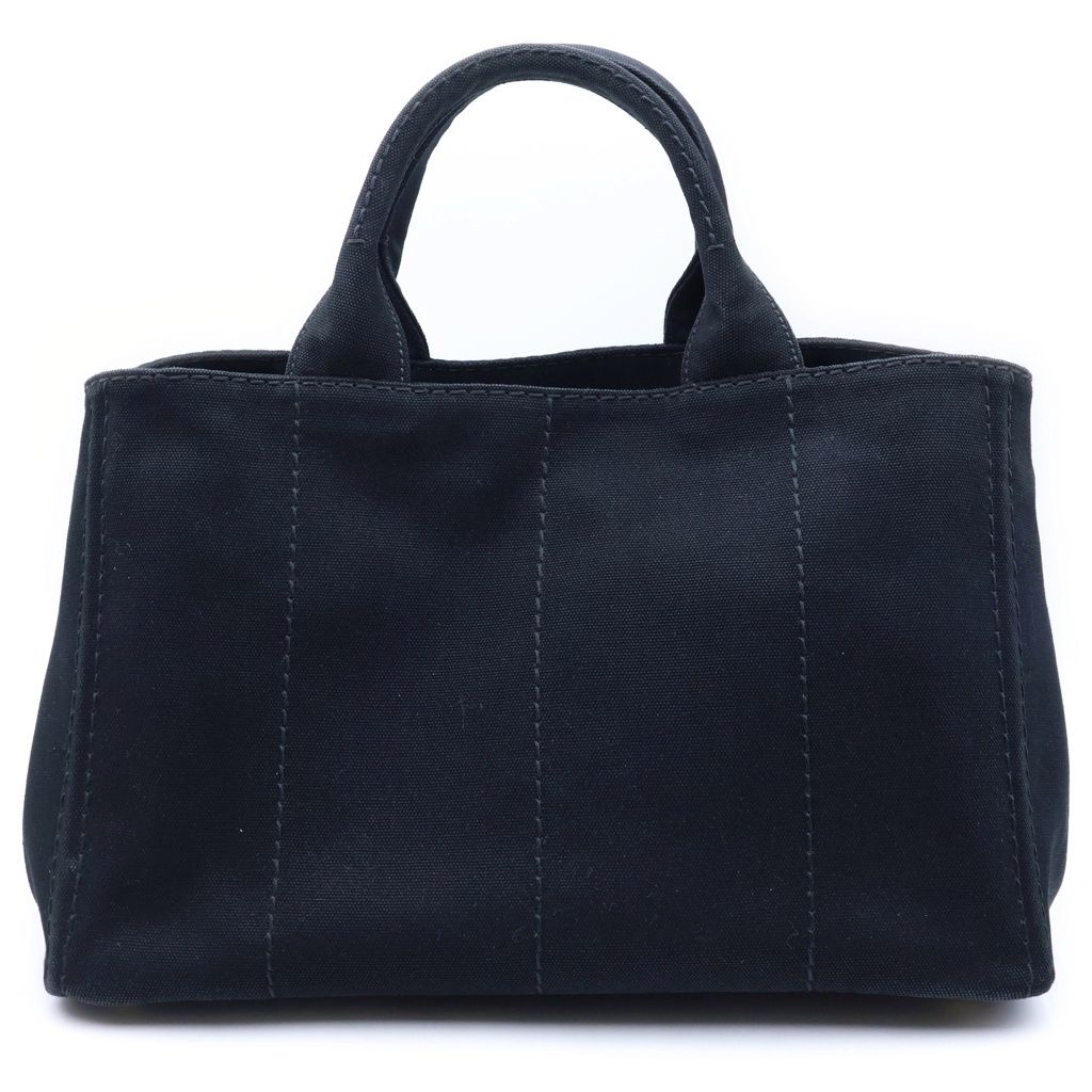 Prada Canapa Side Canvas 2-Way Bag Black — view 2