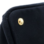 Prada Canapa Side Canvas 2-Way Bag Black — view 6