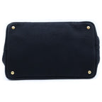 Prada Canapa Side Canvas 2-Way Bag Black — view 4