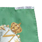 Hermes Carre 90 Napoleon Silk Scarf Green — view 3