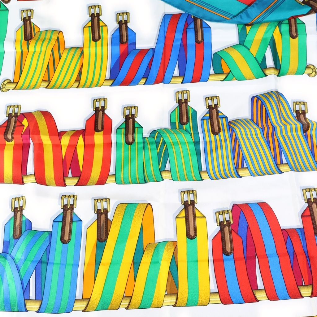 Hermes Metz 90 Carre Scarf Multi — view 4