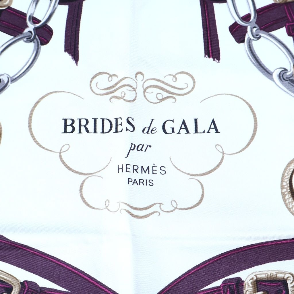 Hermes Carre 90 Bride de Gala Ceremonial Bridle Silk Scarf Multi — view 2