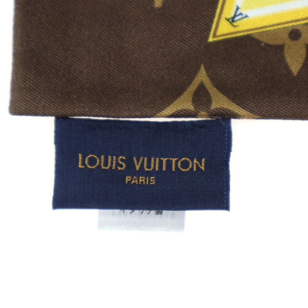 Louis Vuitton Bandeau Monogram Confidential Scarf Brown — view 5
