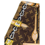 Louis Vuitton Bandeau Monogram Confidential Scarf Brown — view 2