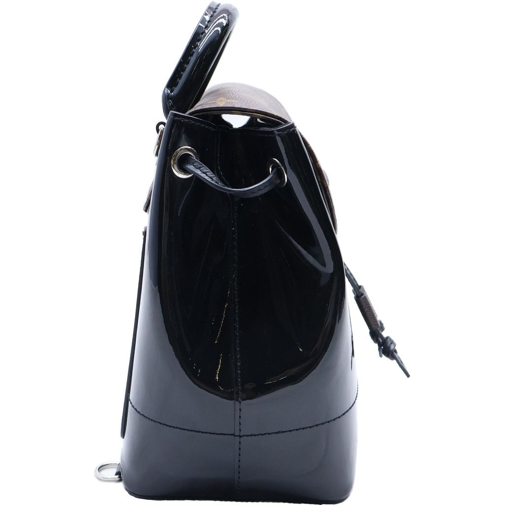 Louis Vuitton Monogram Vernis Hot Spring 2-Way Handbag Backpack Black Brown — view 3