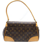 Louis Vuitton Monogram Beverly MM Bag Brown Leather Gold — view 2
