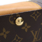 Louis Vuitton Monogram Beverly MM Bag Brown Leather Gold — view 7