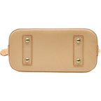 Louis Vuitton Monogram Alma BB 2-Way Shoulder Bag Brown Leather Gold — view 4
