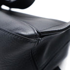 Loewe Puzzle Mini Bum Bag Black Leather Silver — view 6
