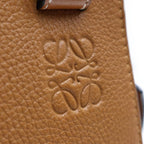 Loewe Hammock Small 2-Way Shoulder Bag Brown Leather Gold — view 6