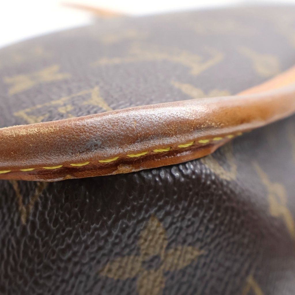 Louis Vuitton Monogram Solonge Bag Brown Leather Gold — view 6