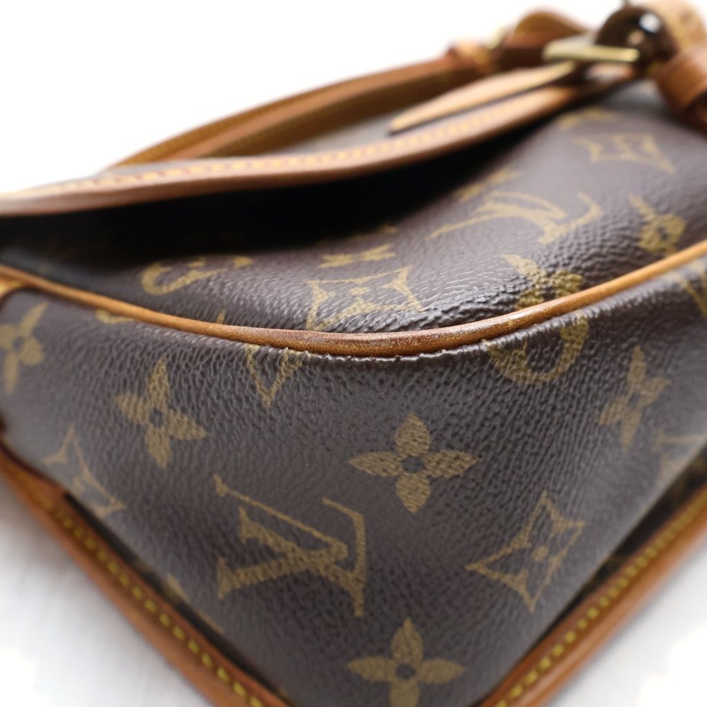 Louis Vuitton Monogram Solonge Bag Brown Leather Gold — view 5